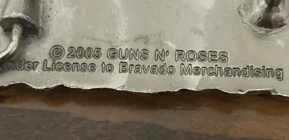 Guns N' Roses Logo Metal Belt Buckle 2005